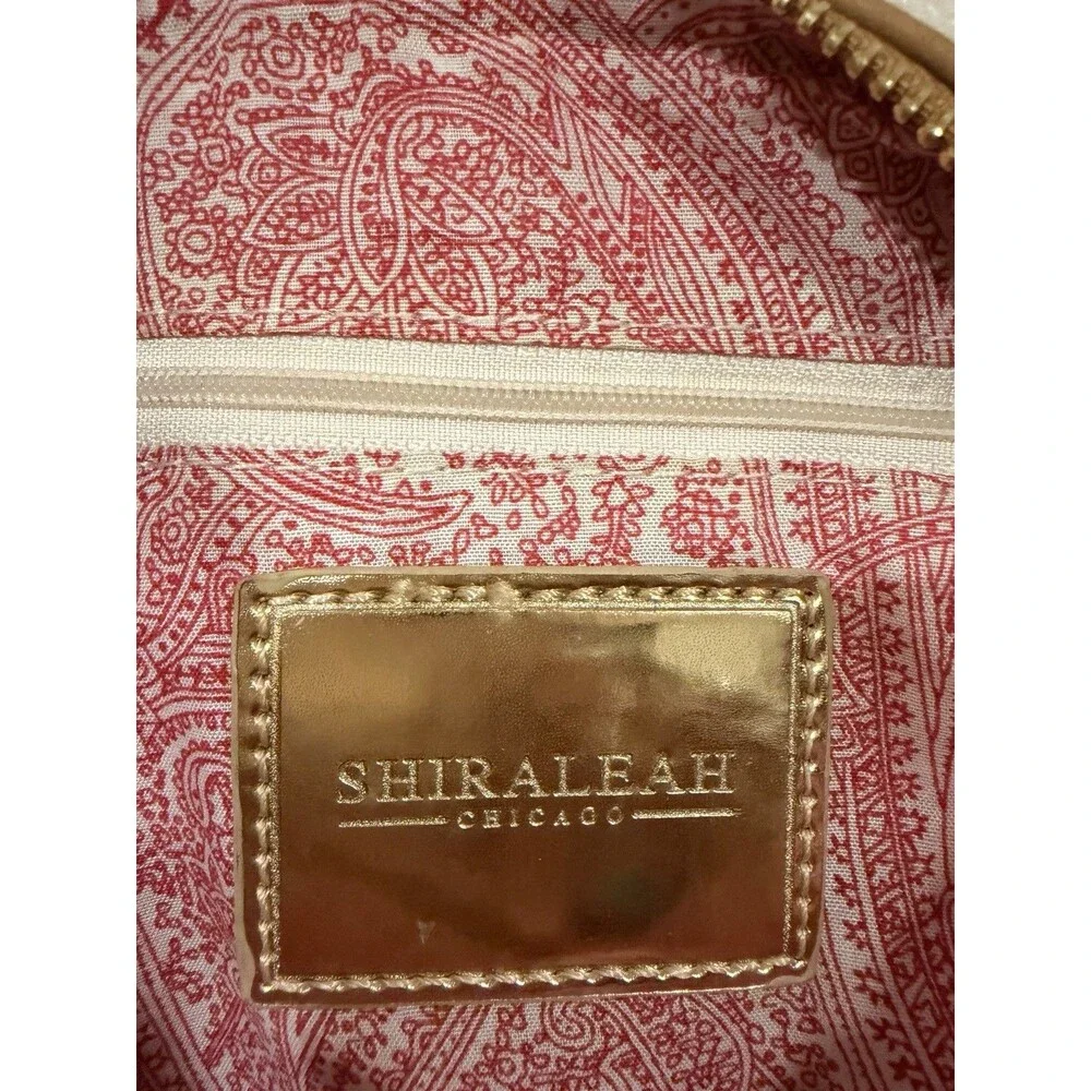 Shiraleah Tan Pebbled Crossbody leather Bag, Zip, Gold, Detach/Adjust Strap